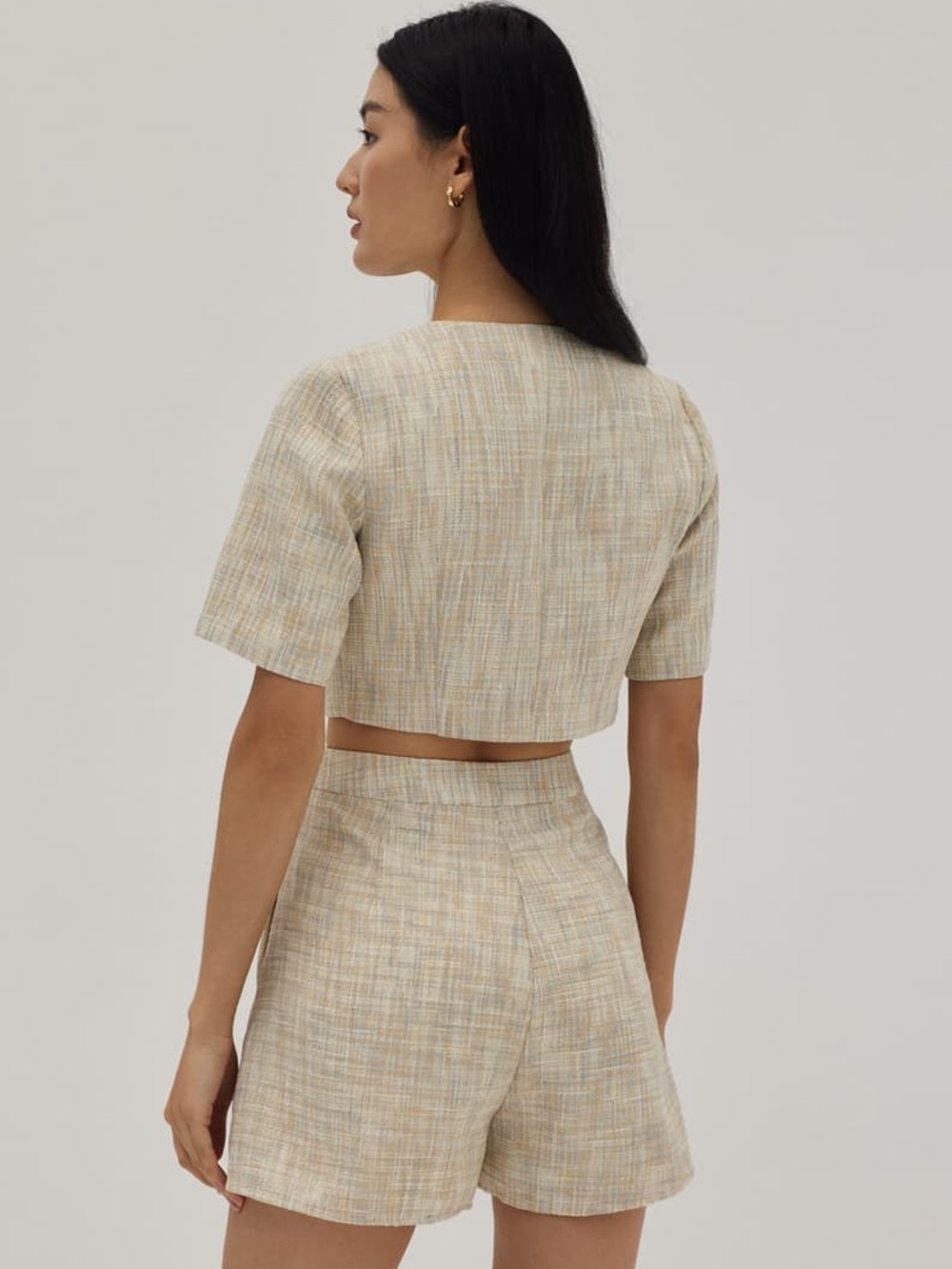 Love Bonito Cropped Tweed Jacket - Picture 4 of 11
